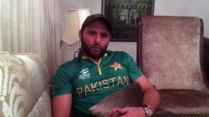 Shahid Afridi Latest message to nation
