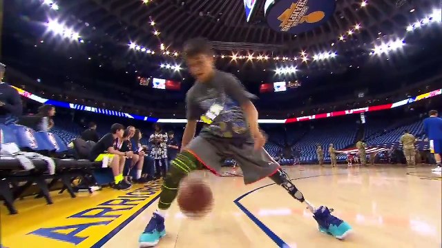 Quand un gamin de 10 ans vient motiver les Warriors