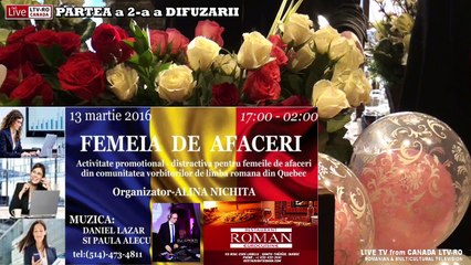 2016-03-13 P2 - FEMEIA de AFACERI IN DIRECT la LiveTV from Canada (SECVENTE)