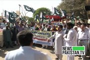 Teachers Protest at Karachi and Police Action against protesters
