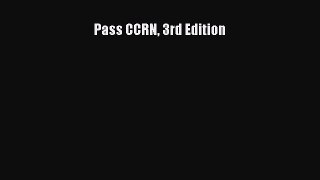 Download Pass CCRN 3rd Edition Ebook Free