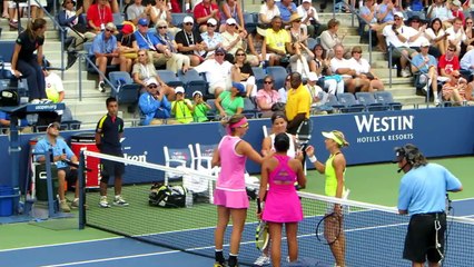 King/Shvedova vs. Goerges/Peschke 2012 US Open Match Point