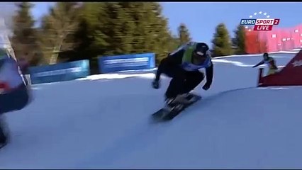 XXVI Зимняя Универсиада 2013 Трентино Италия Сноуборд кросс Финал 2 Часть 41