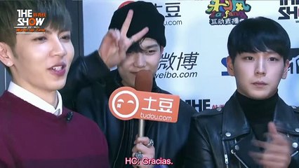 [ESP] 151117 B.A.P Warm Up en The Show