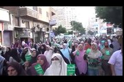 مسيرات مؤيدة للرئيس من فيكتور عم نويل الى ميدان الساعه فيكتوريا   الاسكندرية