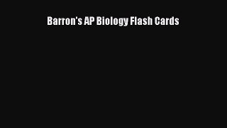 [Download PDF] Barron's AP Biology Flash Cards Ebook Free