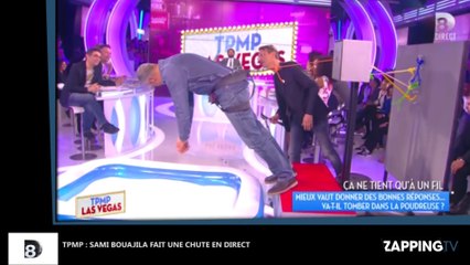 TPMP : Sami Bouajila fait une lourde chute en direct (Vidéo)