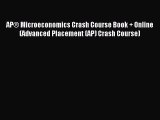 [Download PDF] AP® Microeconomics Crash Course Book + Online (Advanced Placement (AP) Crash