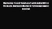 [Download PDF] Mastering French Vocabulary with Audio MP3: A Thematic Approach (Barron's Foreign