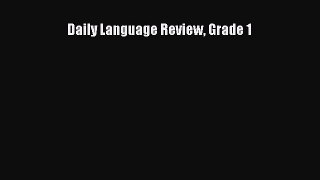 [Download PDF] Daily Language Review Grade 1 Ebook Free