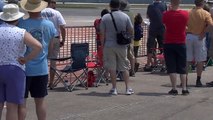 The Harrier Jet hovers, pivots and then takes off...Cherry Point Air Show