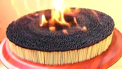 4000 спичек. Невероятное зрелище