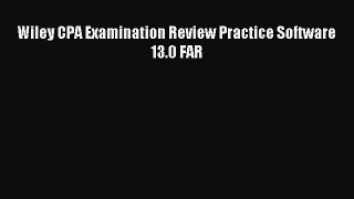 Read Wiley CPA Examination Review Practice Software 13.0 FAR Ebook Free