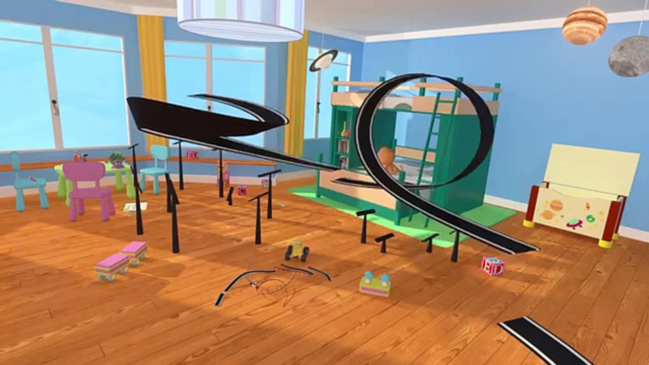 Lucas le Petit Camion construit un circuit de course | Dessin animé en français pour les enfants