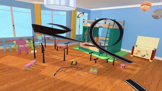 Lucas le Petit Camion construit un circuit de course | Dessin animé en français pour les enfants