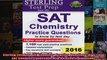 Sterling Test Prep SAT Chemistry Practice Questions High Yield SAT Chemistry Questions