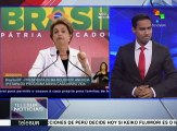 Afirma Rousseff que medios de Brasil impulsan golpe de estado