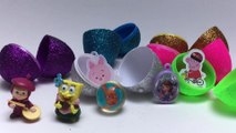 Glitter Eggs Surprise Eggs Disney Tsum Tsum Peppa Pig Disney Princess Huevos de Purpurina