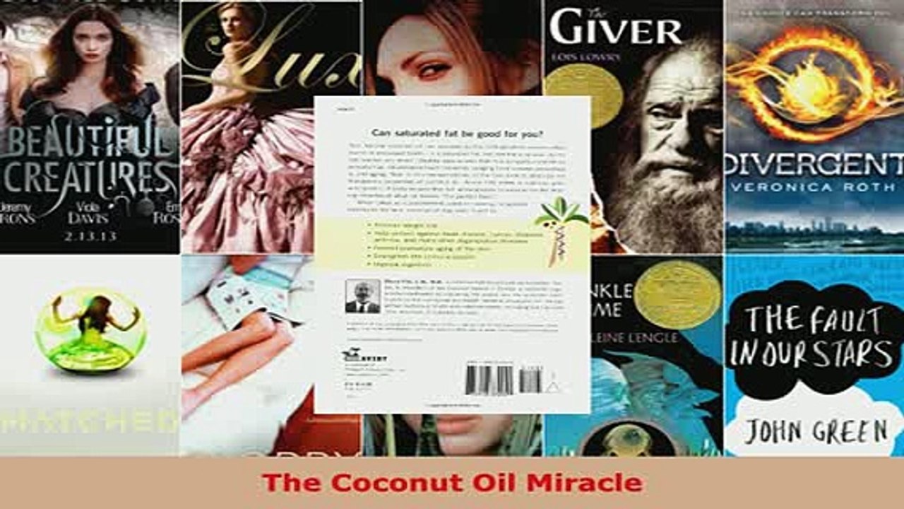 PDF  The Coconut Oil Miracle Download Online