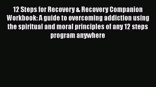 Read 12 Steps for Recovery & Recovery Companion Workbook: A guide to overcoming addiction using