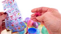 Glitter Sparkle Toy Eggs - Surprise Egg Opening * Shopkins * Tsum Tsum * DCTC