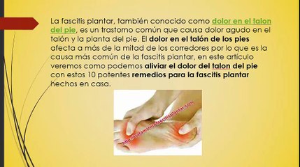 10 Remedios Para la Fascitis Plantar hechos en casa