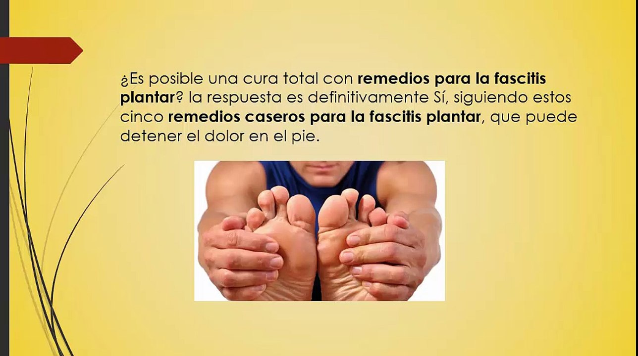 5 Remedios Caseros POTENTES para la fascia plantal