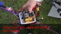 Test flying hobbyking X666 with KK2.0 V1.5 firmware board