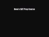 PDF Nova's SAT Prep Course Free Books