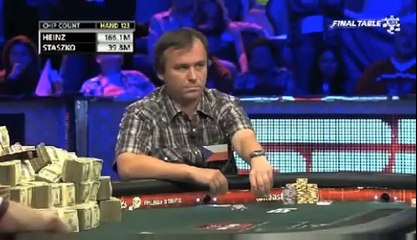 World Series of Poker 2011 Main Event  Final Table Winner Showdown