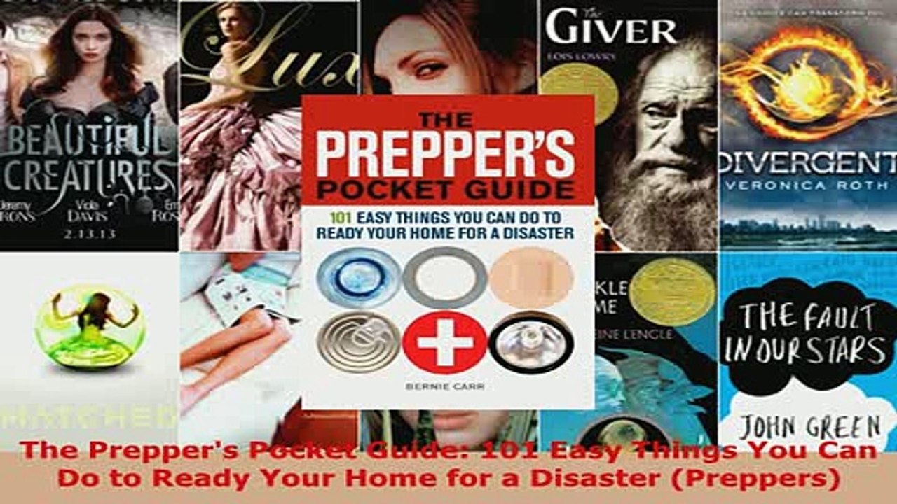 PDF  The Preppers Pocket Guide 101 Easy Things You Can Do to Ready Your Home for a Disaster Download Online