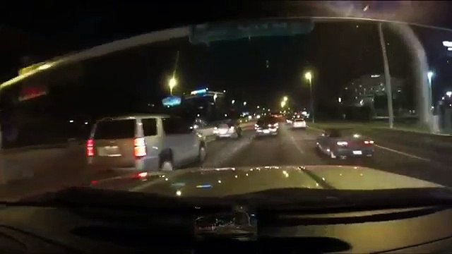 Jeep Crashes Into Barrier And Goes Flying