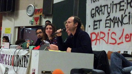 Frédéric Lordon à Tolbiac le 30 Mars 2016