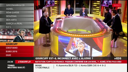 L'Equipe du soir -  Gourcuff est-il incorrect avec l'Algérie ?