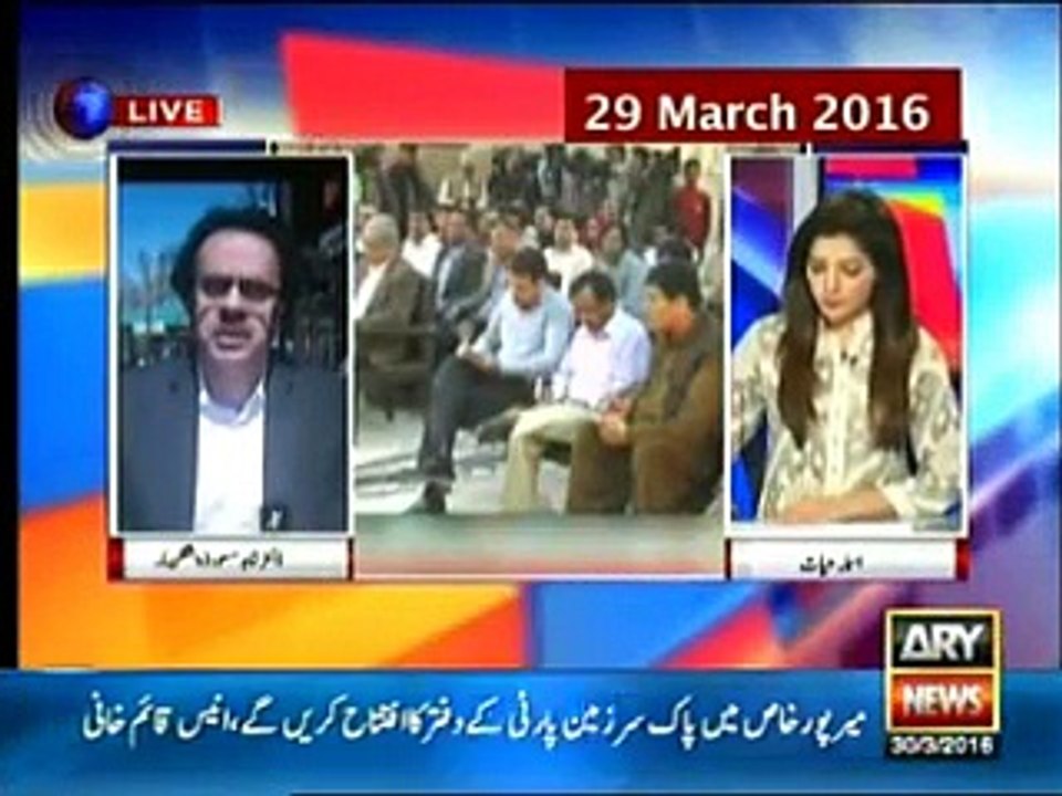 Live With Dr. Shahid Masood - 30th March 2016