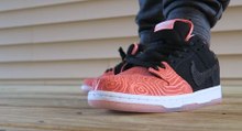 Premier x Nike SB Dunk Low Salmon Sneaker Review   On Foot Look