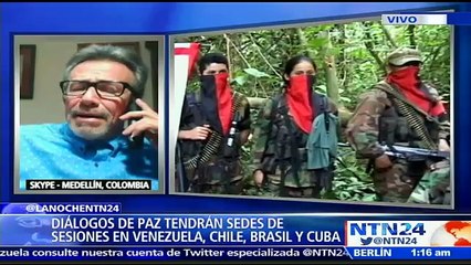 "ELN llegó fortalecido a la mesa de negociación": exvicepresidente de Colombia a NTN24