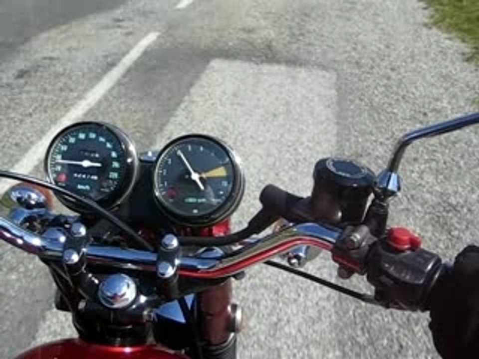 CB 750 KO 1970 Traversée de la France avec mon fils