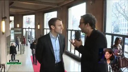Cyrille Eldin drague Emmanuel Macron