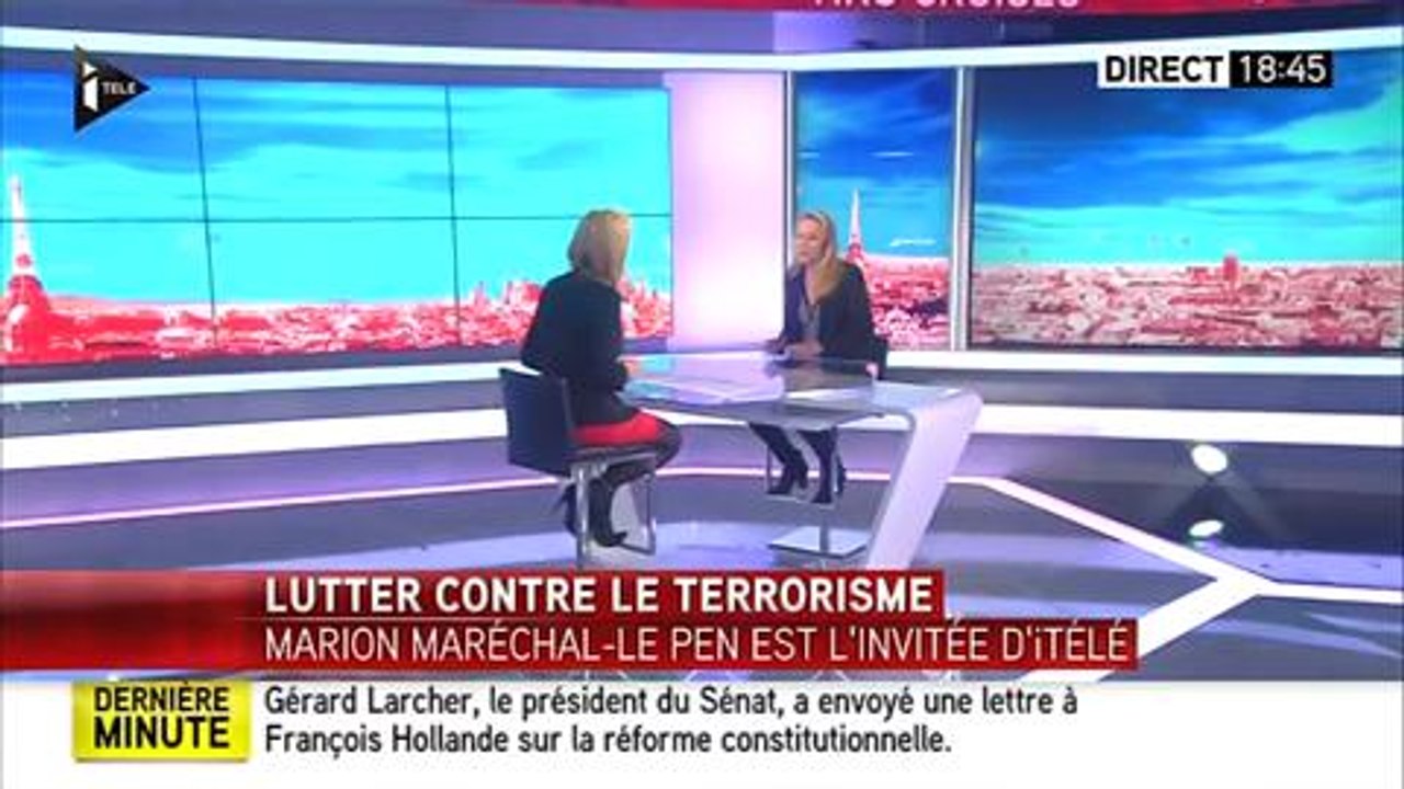 Marion Maréchal Le Pen rétropédale après ses propos polémiques sur les attentats