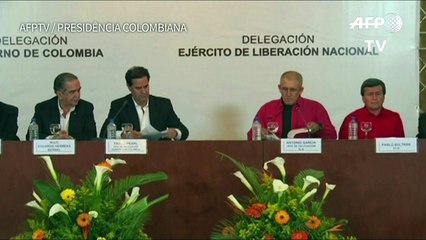 Governo colombiano e ELN iniciam negociações de paz