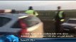 Polish President Andrzej Duda car accident cracked tire BMW 760Li High Security on Highway