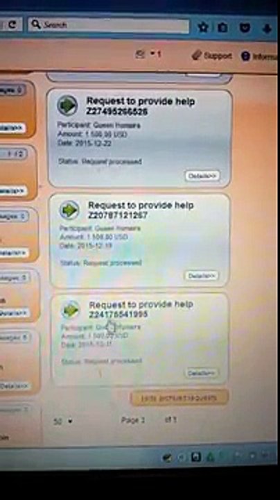 MMM Payments 16610 USD