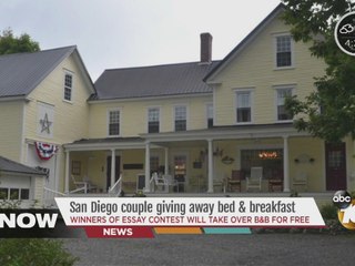 San Diego couple giving away bed & breakfast