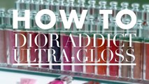 Dior Makeup How To: Dior Addict Ultra Gloss con Hanneli