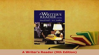 Download  A Writers Reader 9th Edition PDF Full Ebook