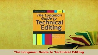 PDF  The Longman Guide to Technical Editing PDF Online