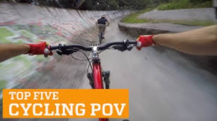 TOP FIVE CYCLING POV - PEOPLE ARE AWESOME