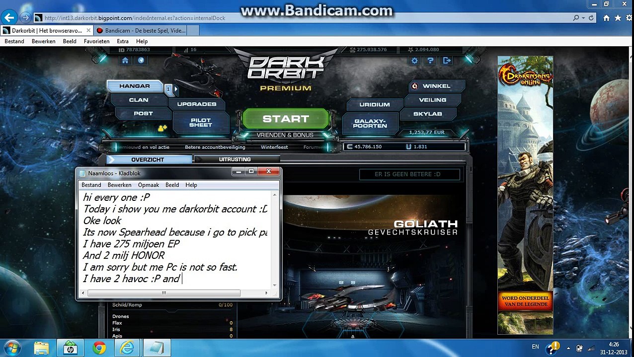 Darkorbit SALE 2013-2014 global europe 6
