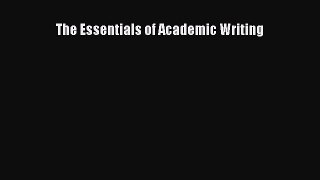 Download The Essentials of Academic Writing Ebook Free